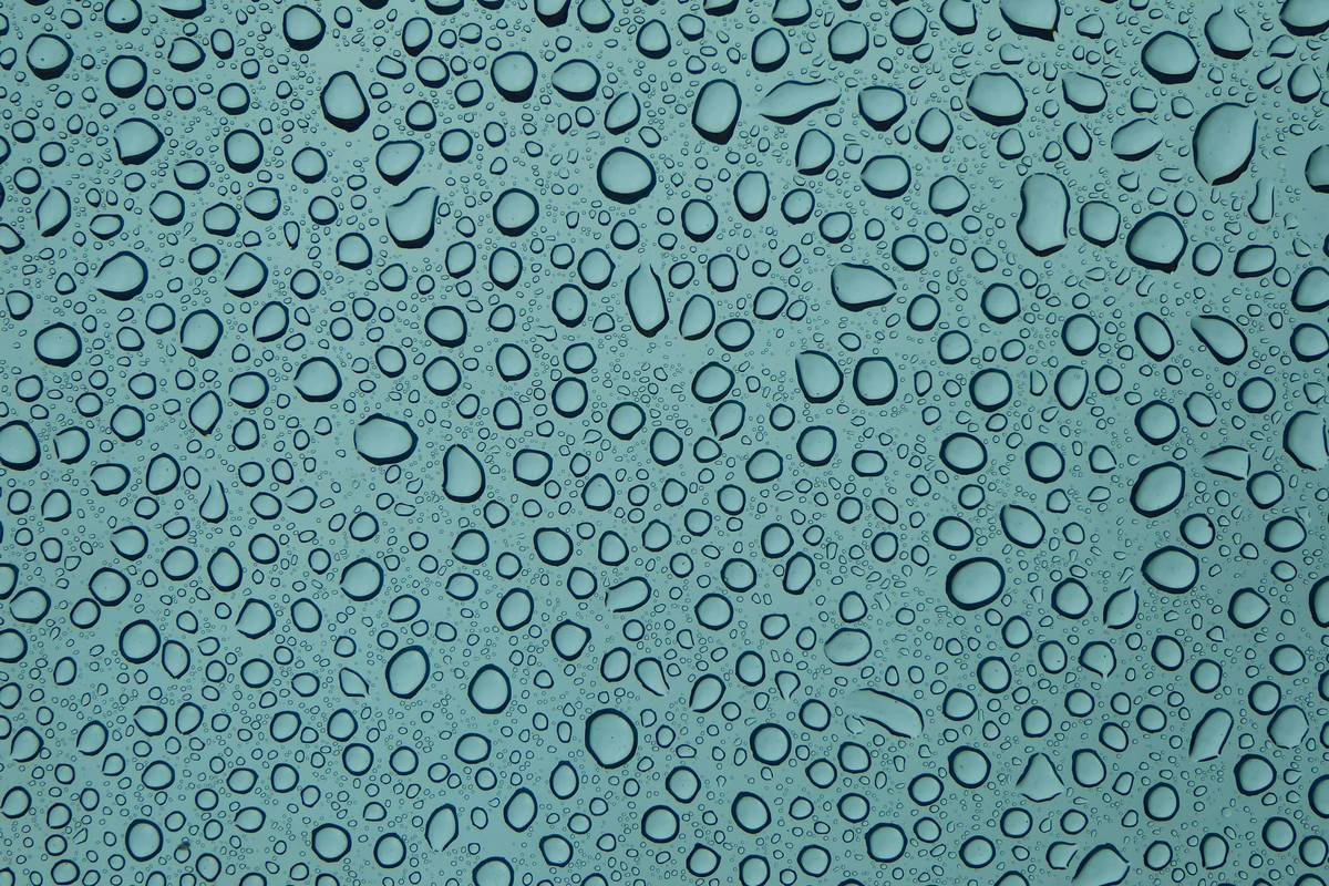 Close-up of healthy nails protected by transparent nail guard coating under varying humidity conditions